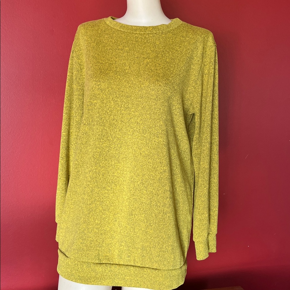 Like new Yellow heather Long Sleeve You & Me Sweater